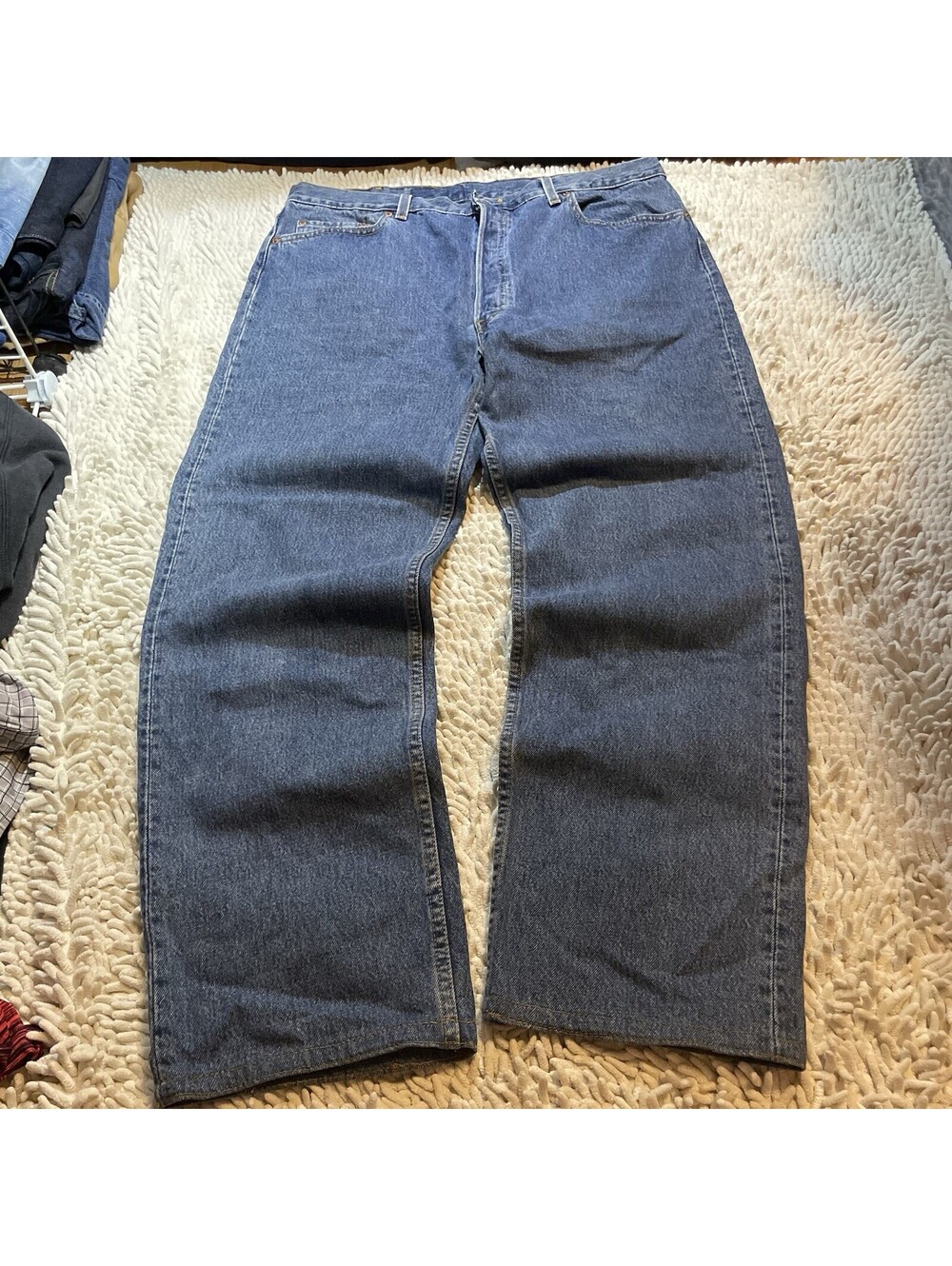 Vintage 1991 Levi’s 501 Jeans 40x32 (Fit 36x30) USA Made Blue 501-0191 *READ*